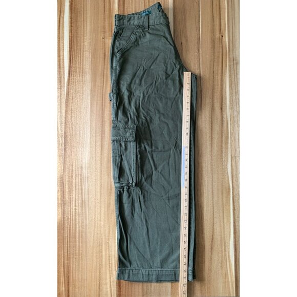 Wild Fable Junior Teens Mid-Rise Regular Fit Cargo Pants Olive Green Size 12 - Picture 7 of 16